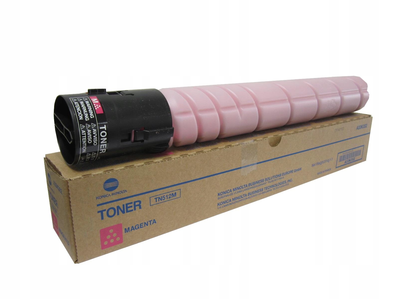Toner Olivetti TN512M Magenta Konica Minolta c454