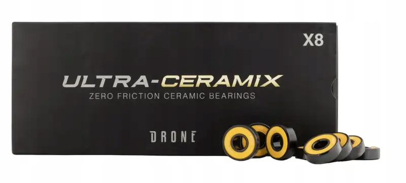 Drone Ultra Ceramix ložiska pro výkonnostní koloběžku 8 Ks