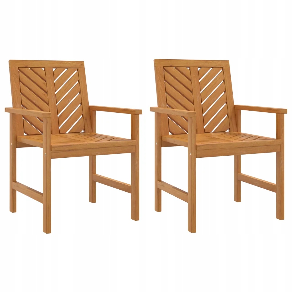 Zahradní židle z masivního akáciového dřeva 62x59x88 cm
