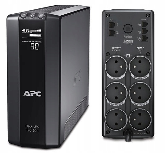 Apc Back-UPS Pro 900VA-540W Power Saving Fr zasuvky BR900G-FR