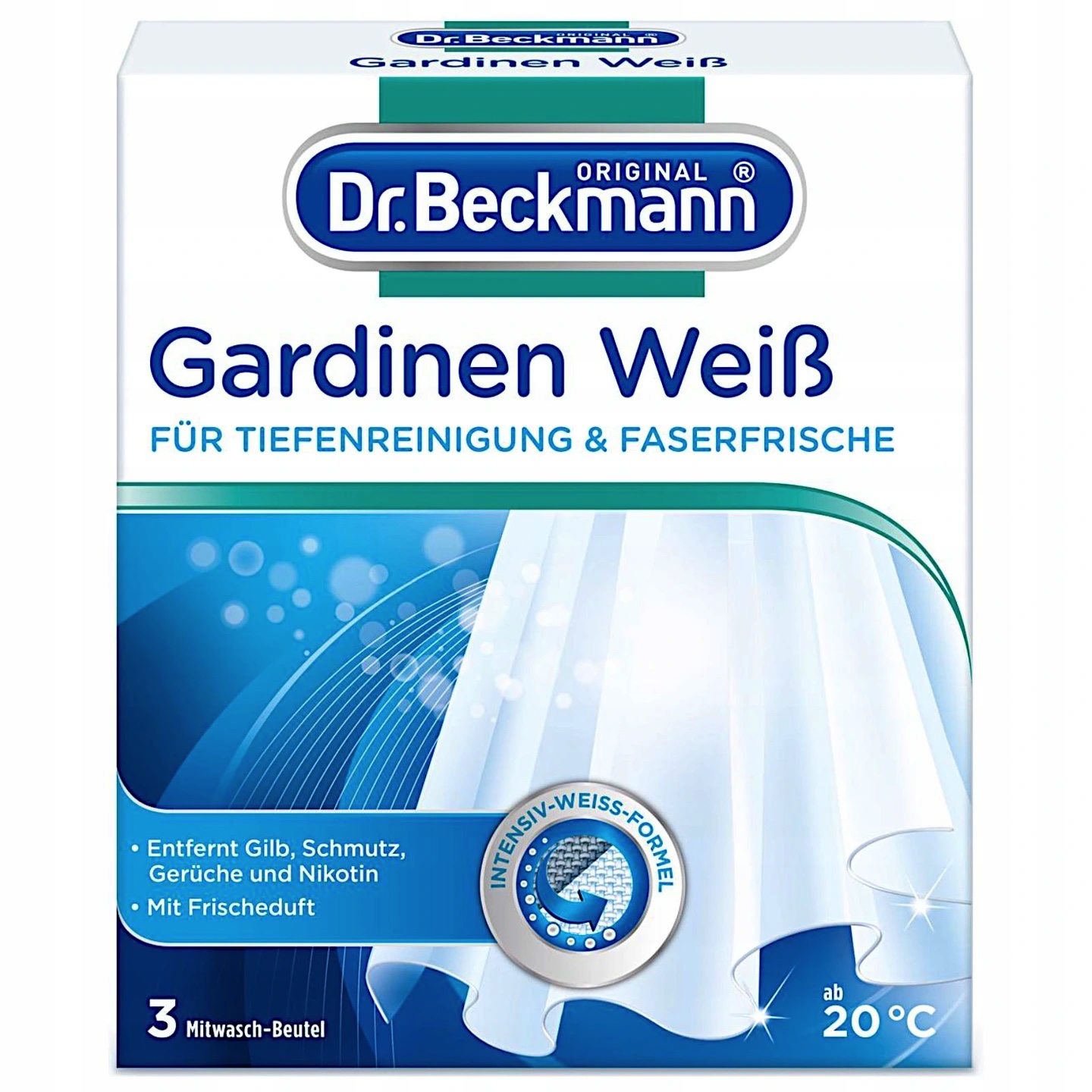 

Wybielacz do Firan Dr Beckmann 3 szt x 40 g