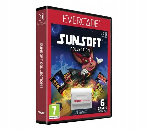Gra Evercade 31 - Zestaw gier Sunsoft Col. 1