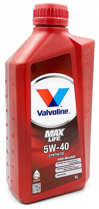 

Valvoline Max Life 5W40 1L Maxlife Świeży Gratis+