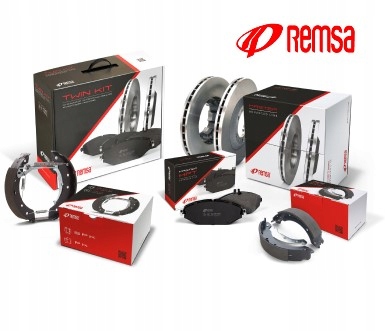 REMSA KOMPLET - ZESTAW SZCZĘK HAMULCOWYCH REMSA Producent części Remsa