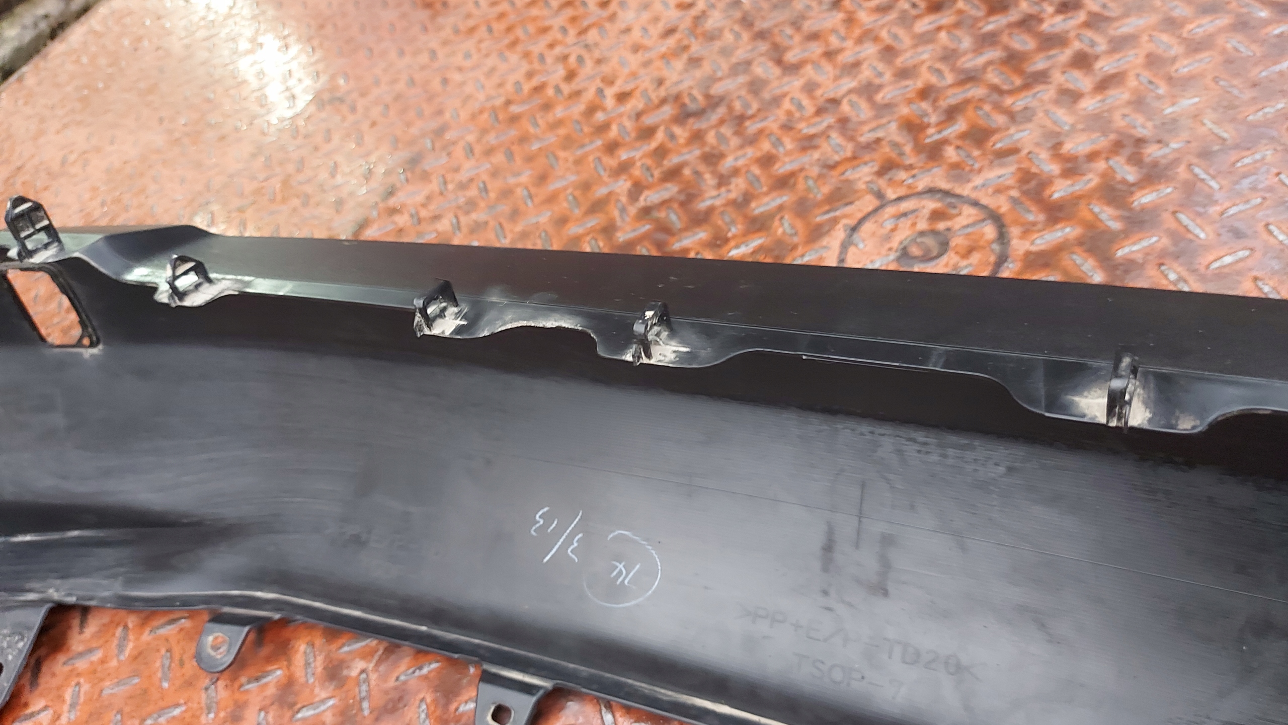 spoiler accessori Paraurti posteriore posteriore LEXUS UX 18