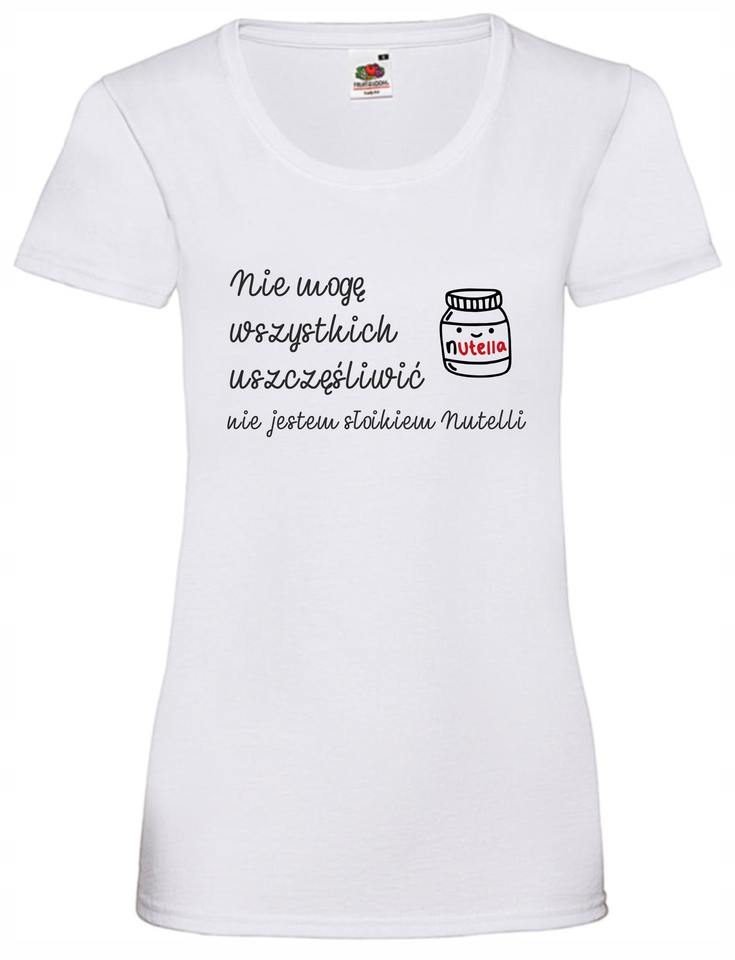 

Koszulka Nutella Śmieszny Tekst KD13W r. S