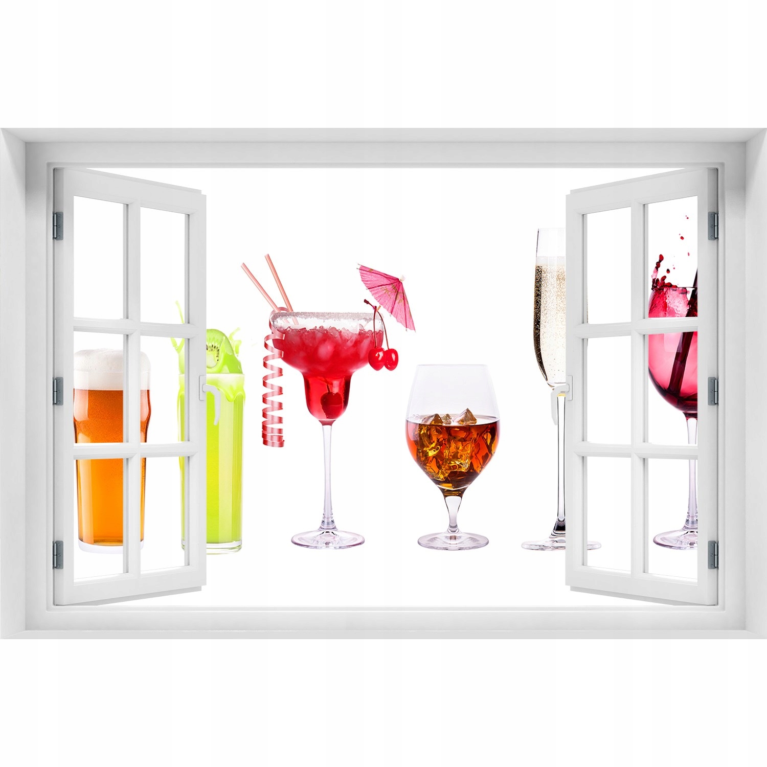 

Naklejka okleina na ścianę Zestaw drinków 120x80