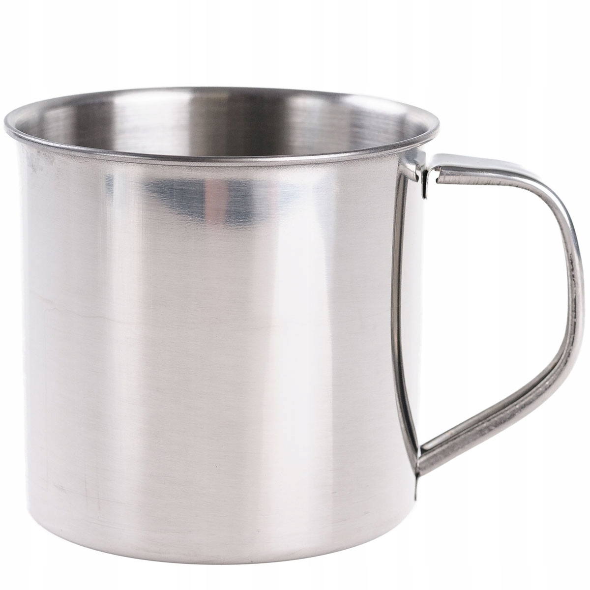 Kubek Turystyczny Stalowy Survivalowy Ze Stali Nierdzewnej 500 ml