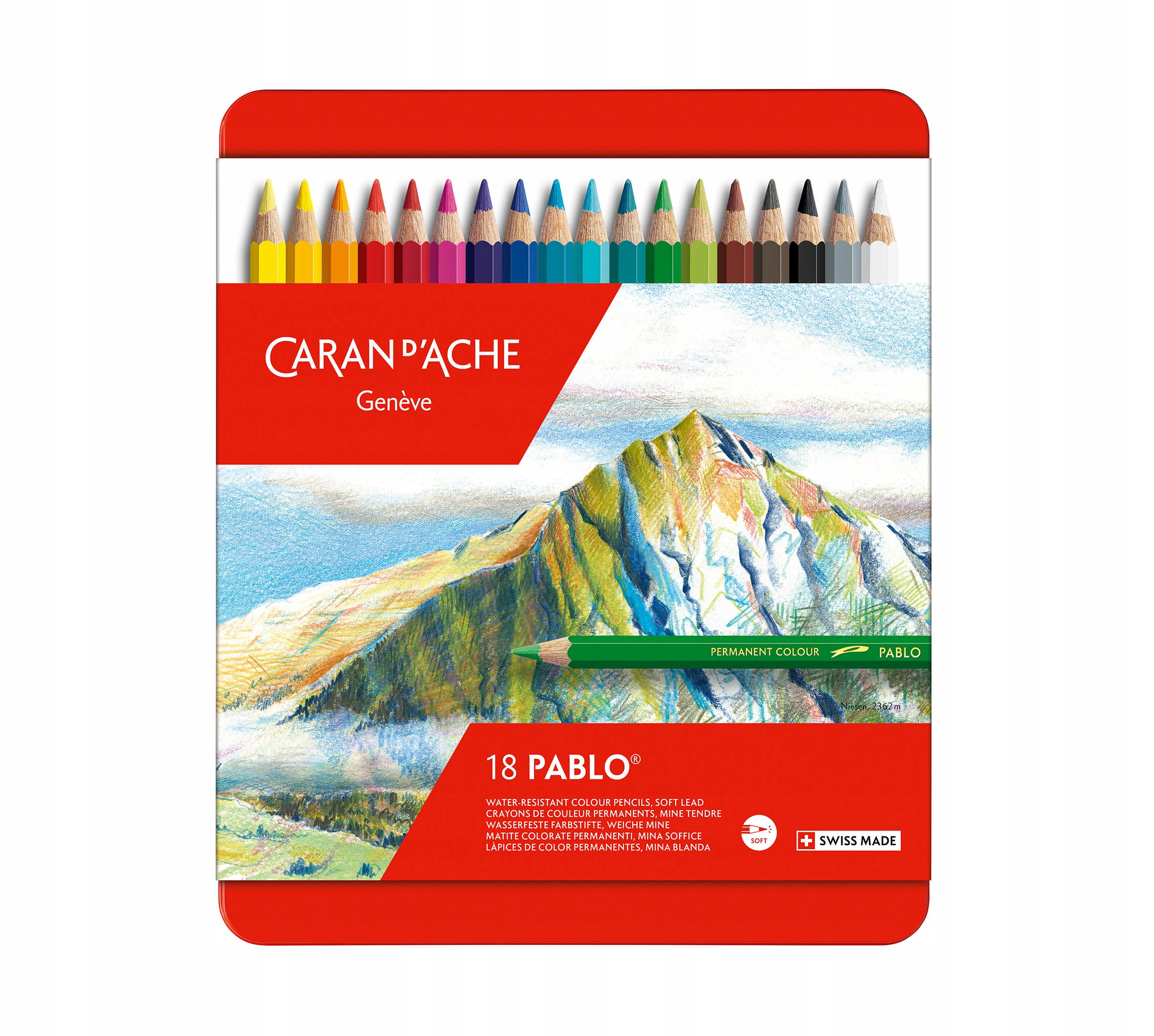Pastelky Caran d'Ache Pablo 18 barev