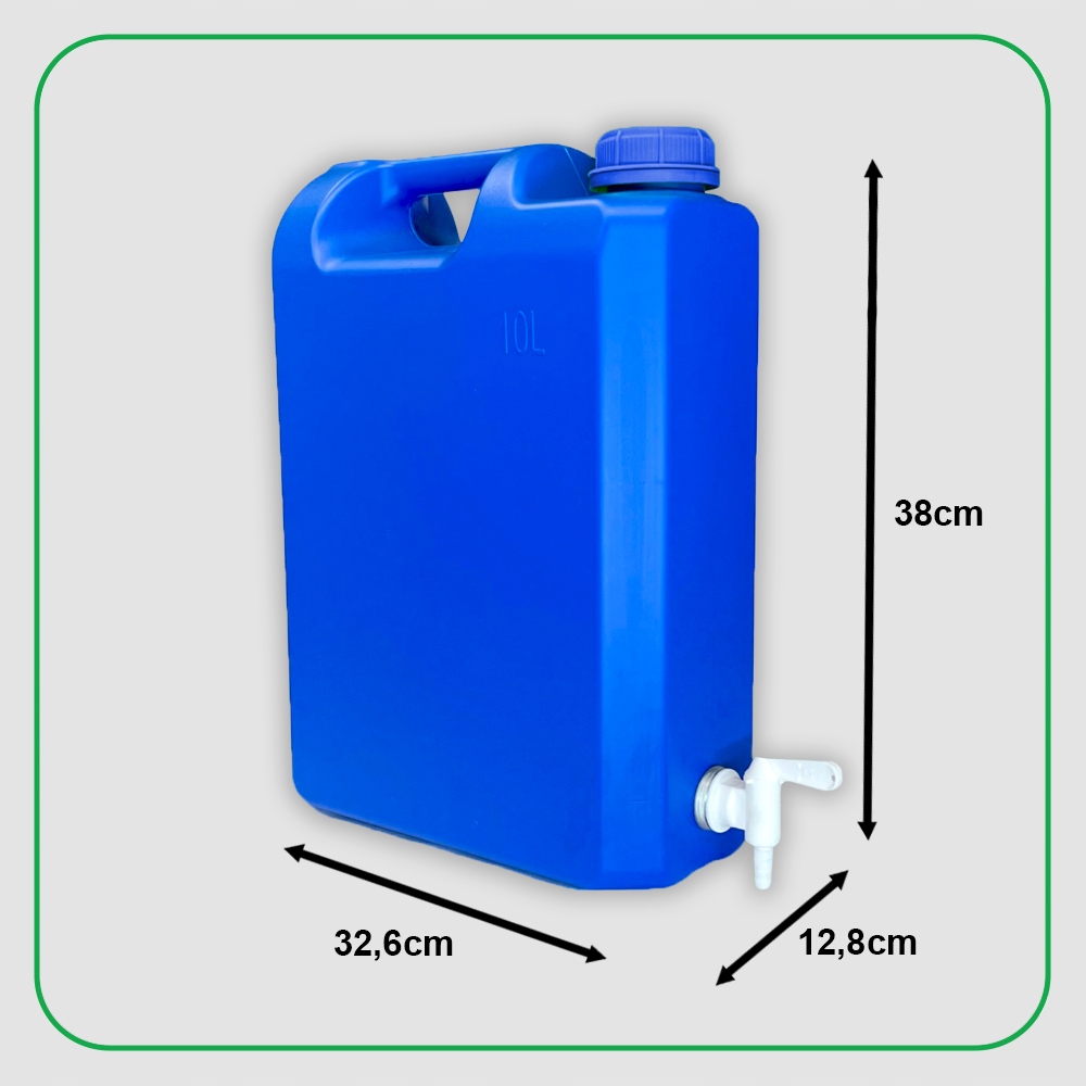 KANISTER pojemnik na WODĘ 10L kran PLASTIKOWY ATEST do WODY PITNEJ Kod producenta kANISTER NA WODĘ pitną Z KRANEM 10l n