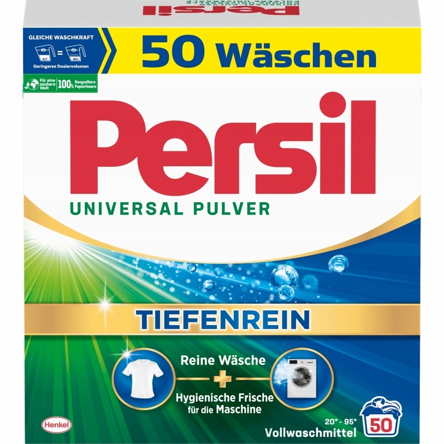 Levně Persil univerzální prášek 3 kg 50 praní De