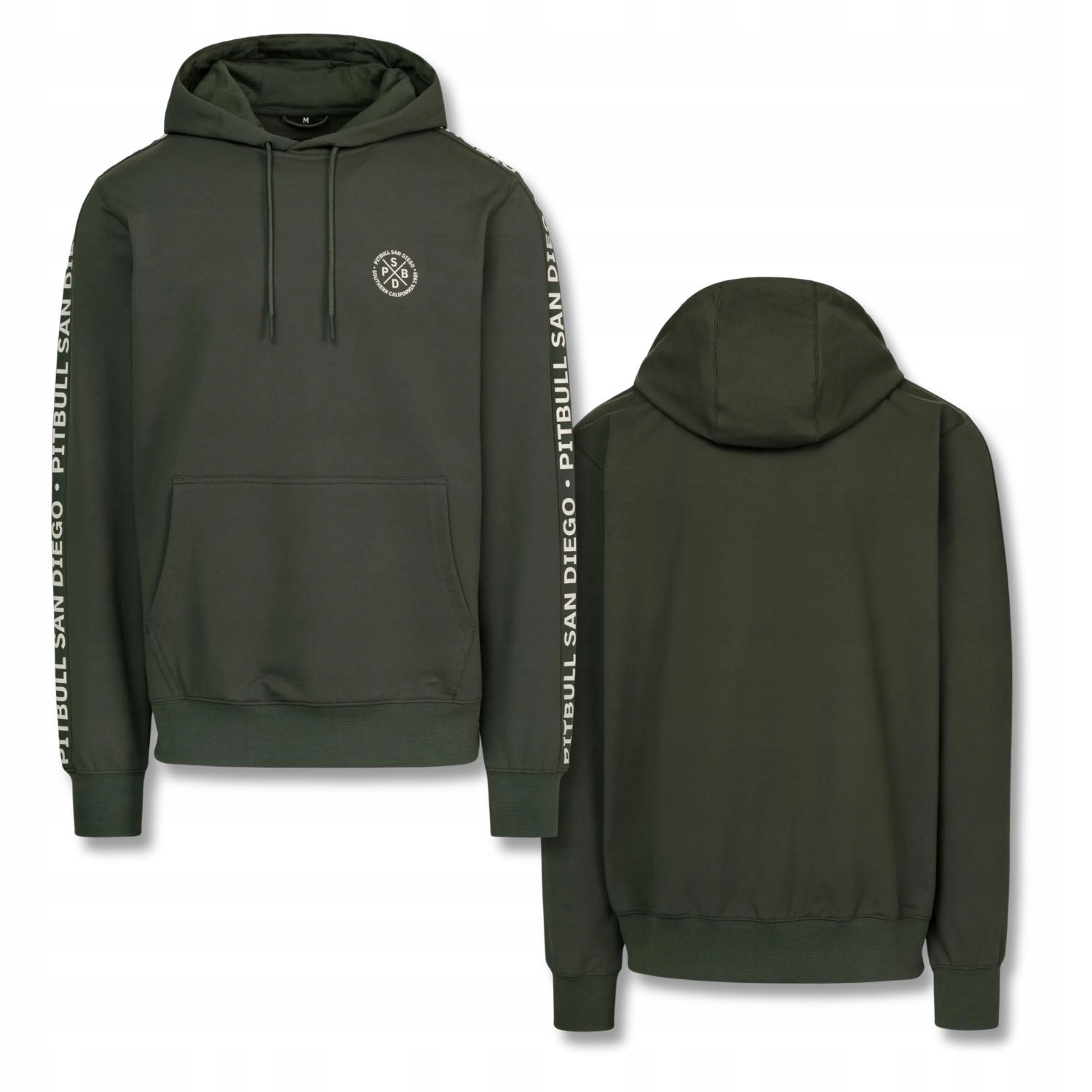 Pánská Mikina s kapucí Pitbull Tape Parker s měkkou vazbou klokanka S