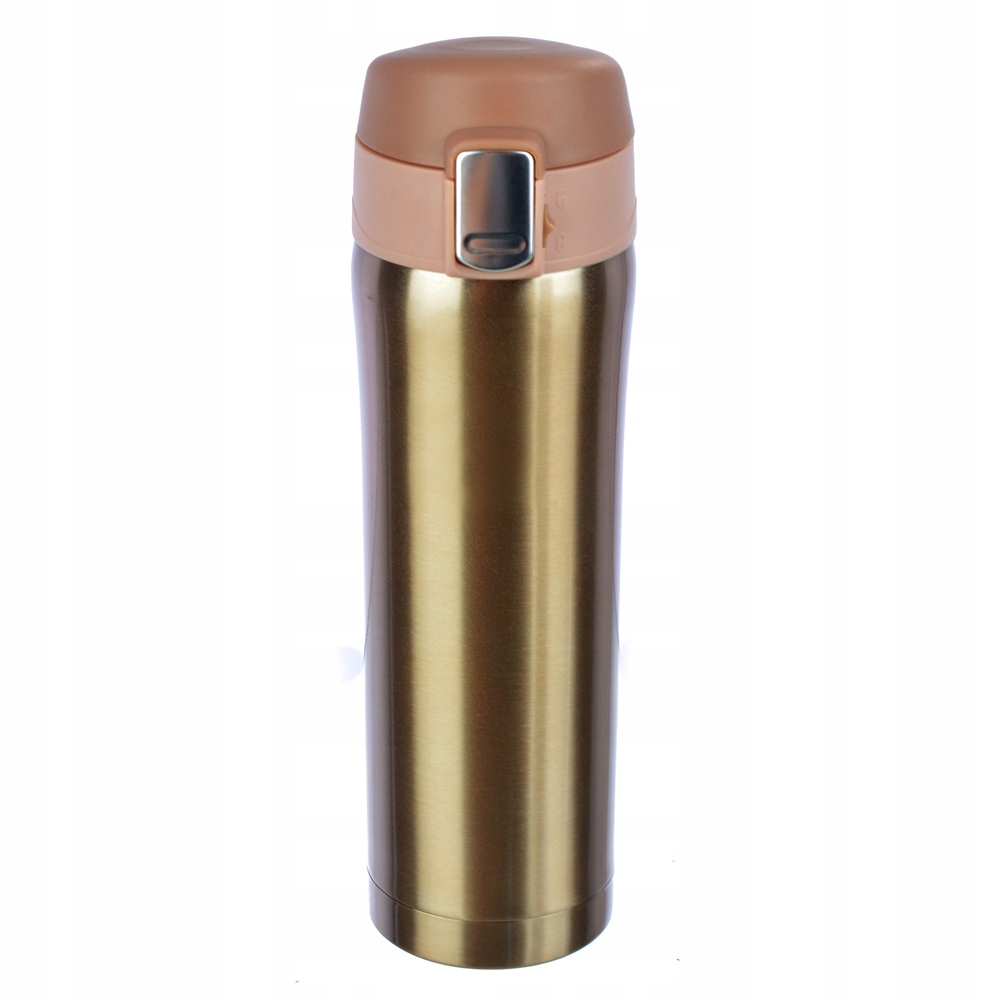 Termohrnek na kávu a čaj 0.5 L Zlatý Gold 450 ml ocel do auta