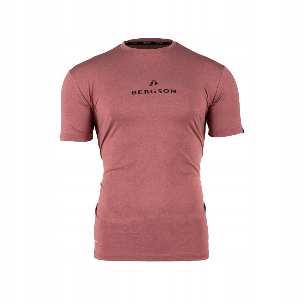 Sportowa Koszulka T-Shirt Męski BERGSON BOWIE Brick Red rozmiar L