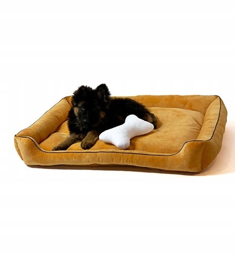 Levně pelíšek pro psa Lux 95x70x9 camel
