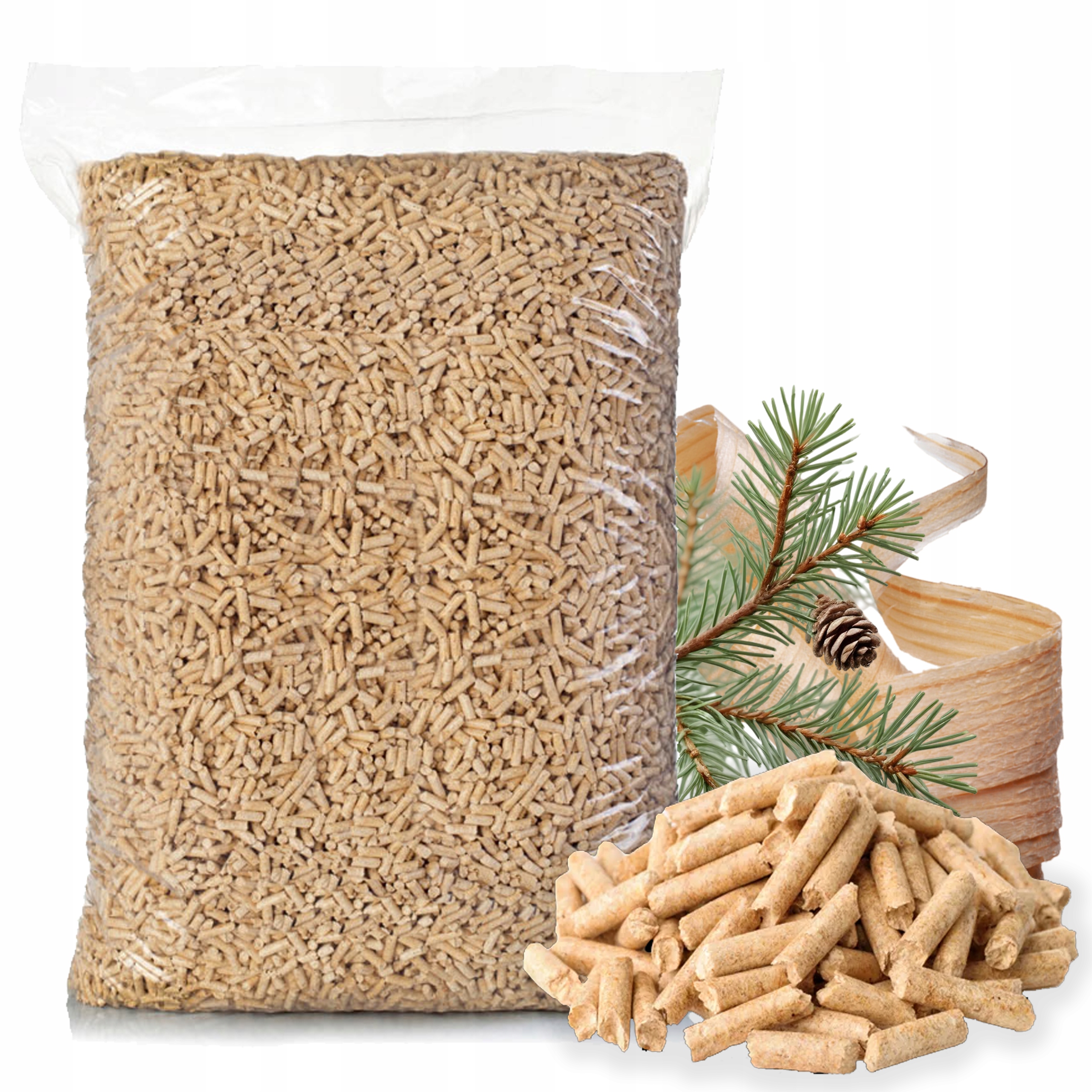 Levně Stelivo Přírodní Substrát Ekopellet Drenážní Pro Kočky Králíka Prasátka 15 Kg