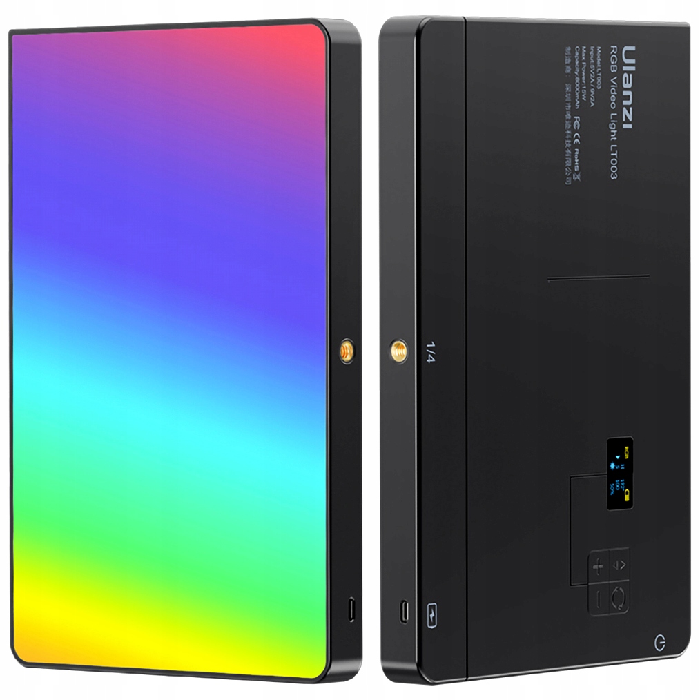 Funkcjonalna Lampa Ulanzi LT003 Led Lampka Do Zdjęć Na Telefon Rgb