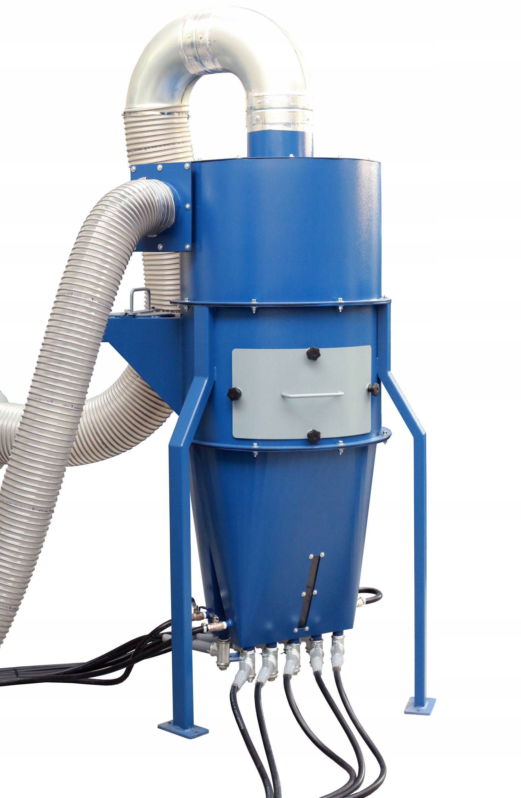 Używana Piaskarka Kabinowa PK140 inżektorowa w zestawie - SANT-TECH Pojemność 1380 l