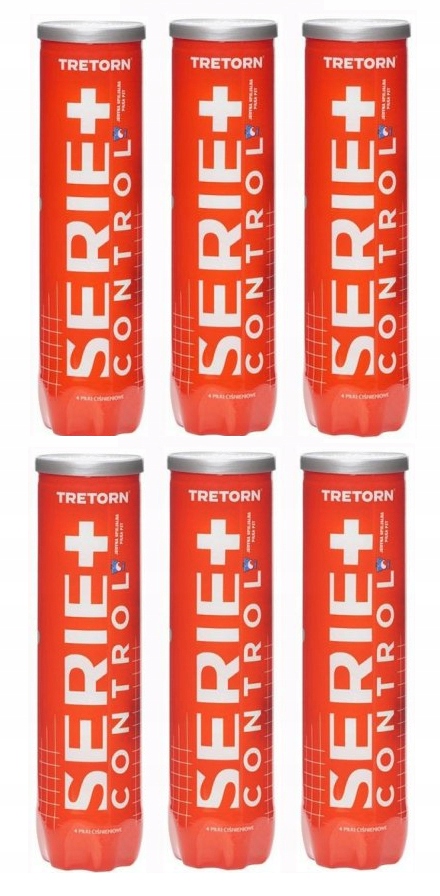 

6x Piłki tenisowe Tretorn Serie+ Control 4szt