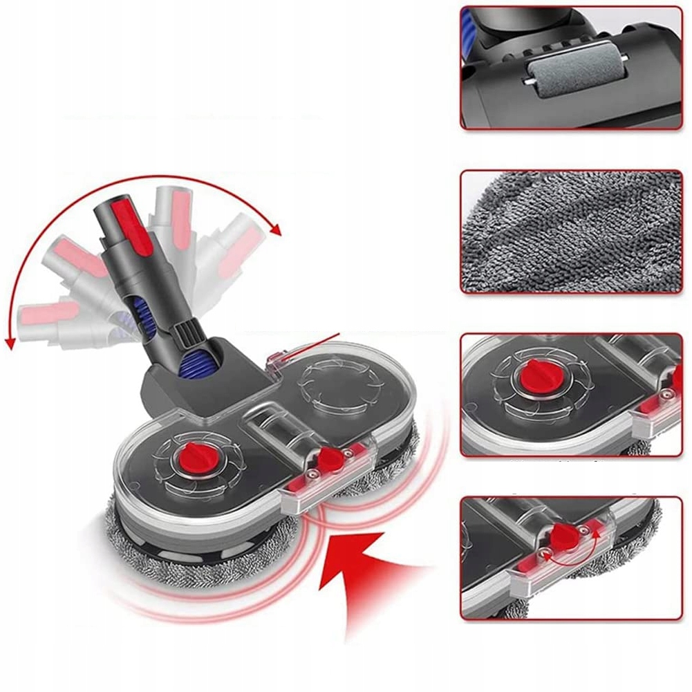 SZCZOTKA MOPUJĄCA MOP MOP OBROTOWY DO DYSON V8 V10 Rodzaj zamiennik