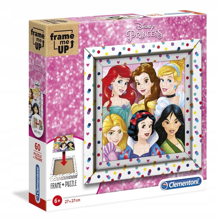

Puzzle 60 El. Frame Me Up Princess Księżniczki