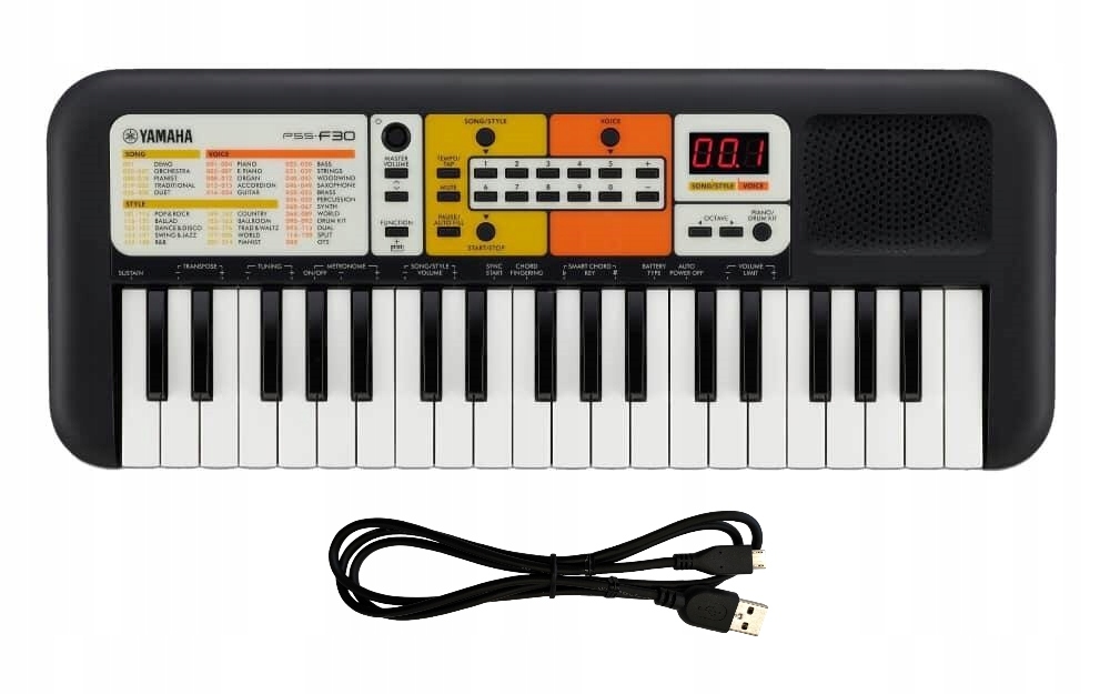 

Yamaha PSS-F30 Keyboard Klawisz Organy Do Nauki