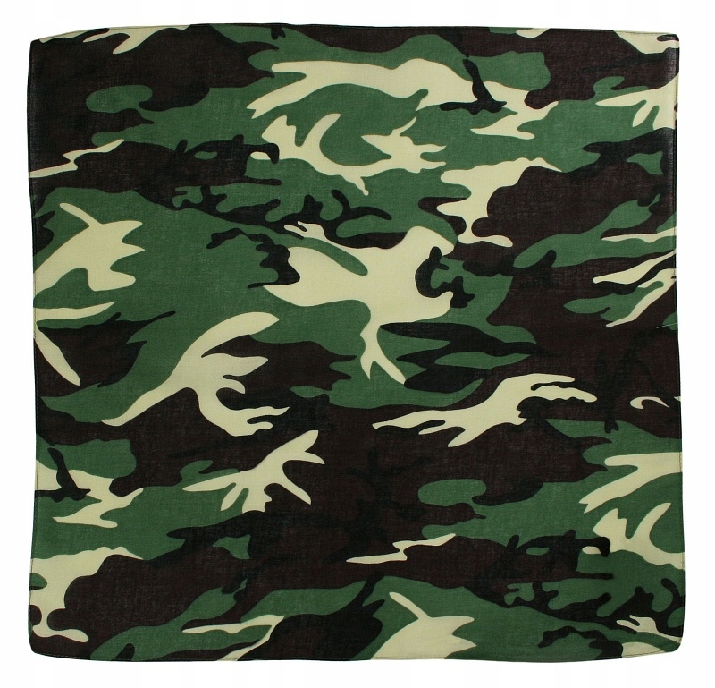 

Bawełniana Bandana, Bandamka Zielona Moro Wojskowa