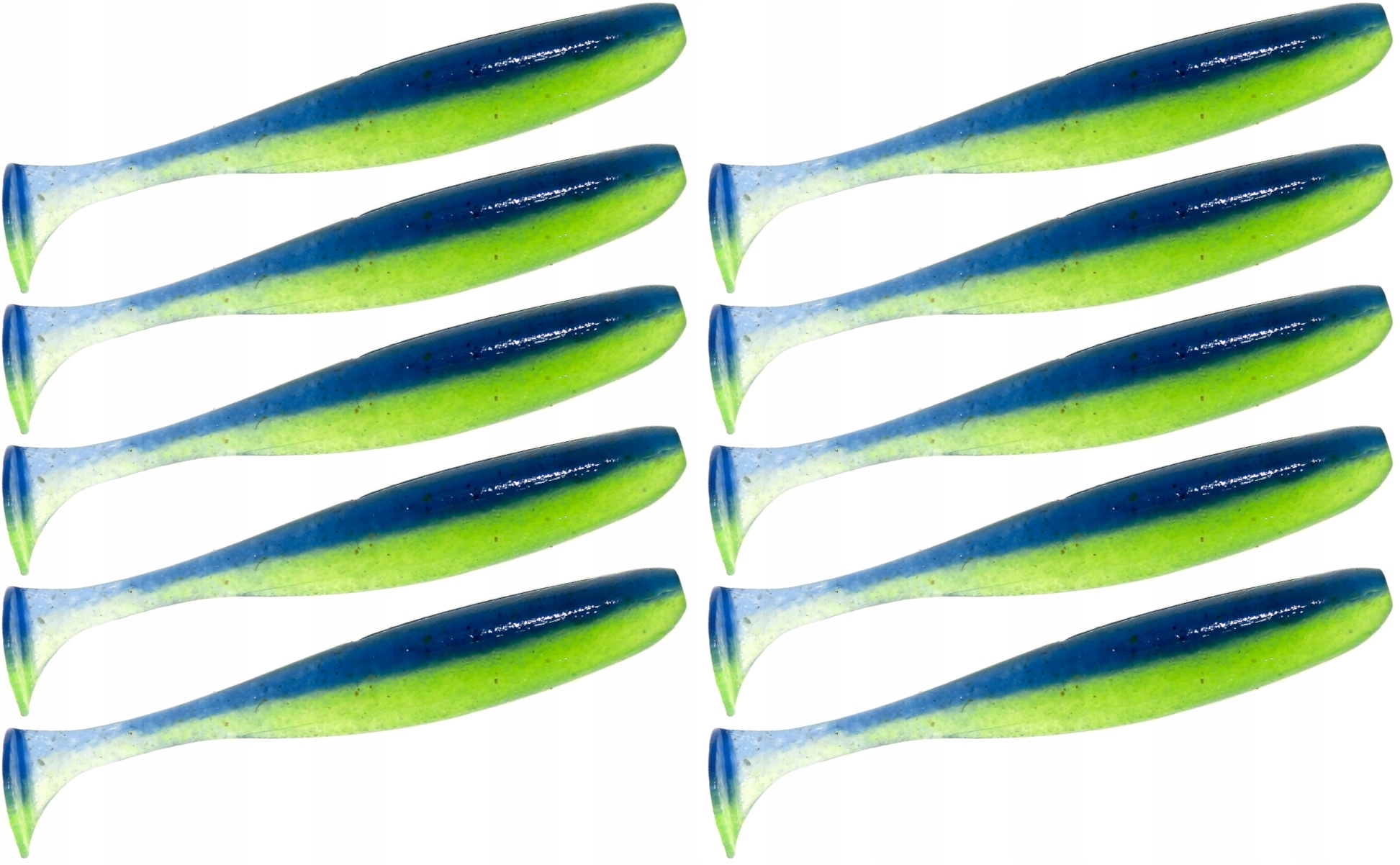 Keitech Easy Shiner 3' 7cm Blue Chartreuse LT#23