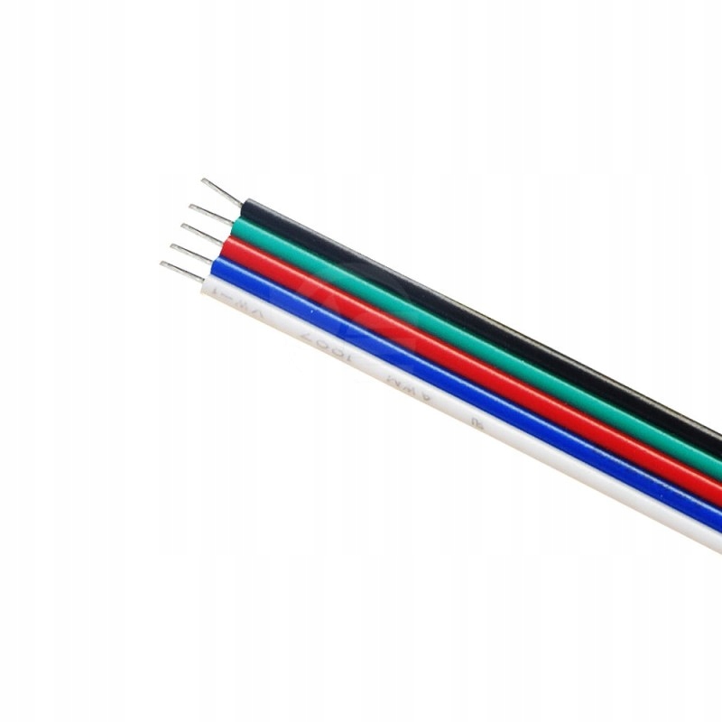 

Przewód kabel pięciożyłowy do taśm Led Rgbw 1mb