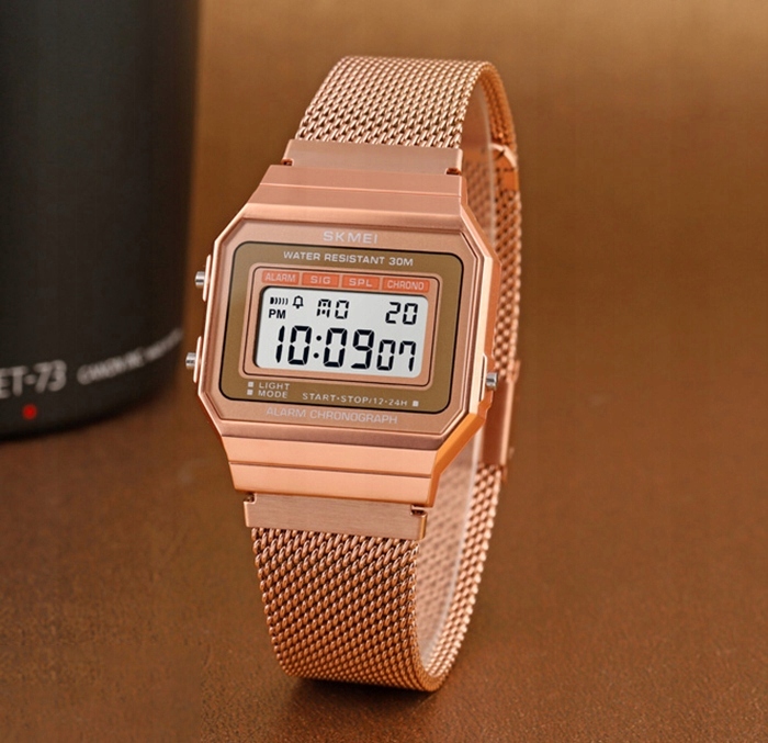 Zegarek męski SKMEI elektroniczny bransoleta Kolor wielokolorowy