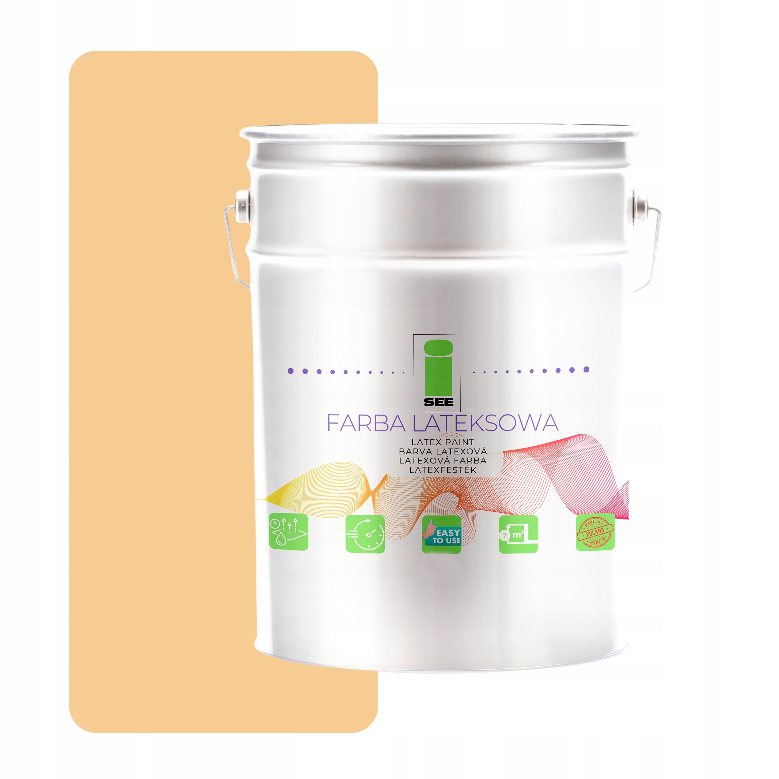 Latexová Farba Na Steny 10 L I See Hypoalergénna Piesočnatá Priedušná