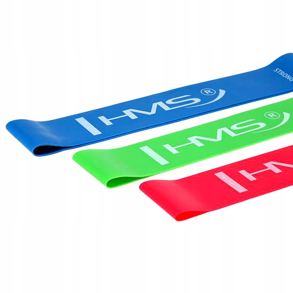 TAŚMY OPOROWE GUMY DO ROZCIĄGANIA 3 SZTUK Kolor dominujący wielokolorowy