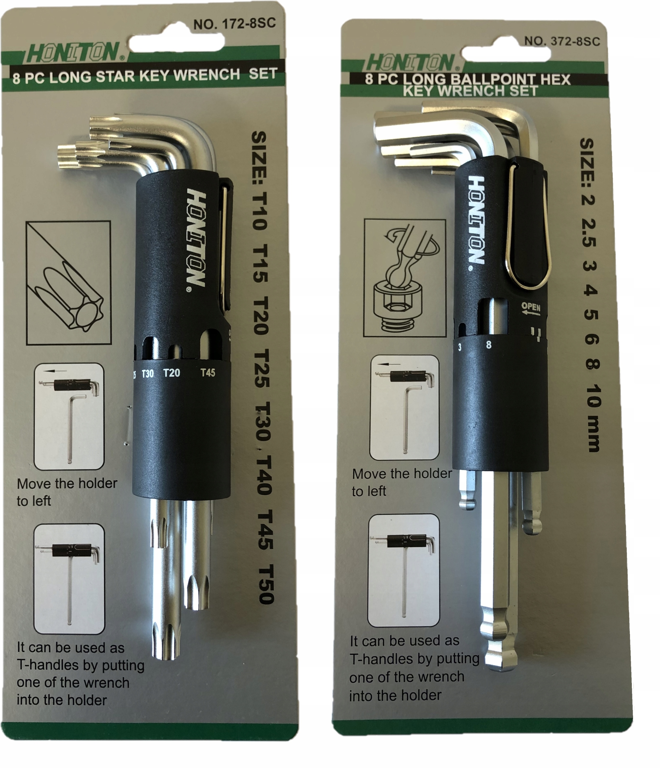 

Honiton Klucze Imbusy Ampule z kulką Torxy 16szt