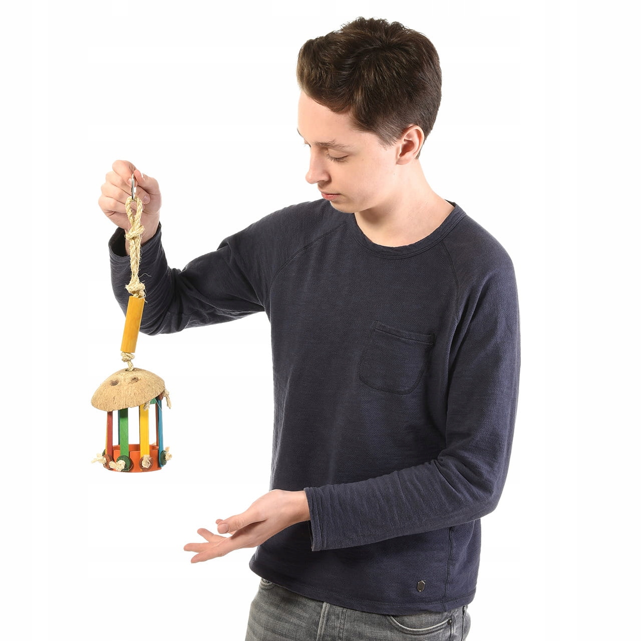 Levně Žíravý Kokosík – hračka pro střední a velké papoušky