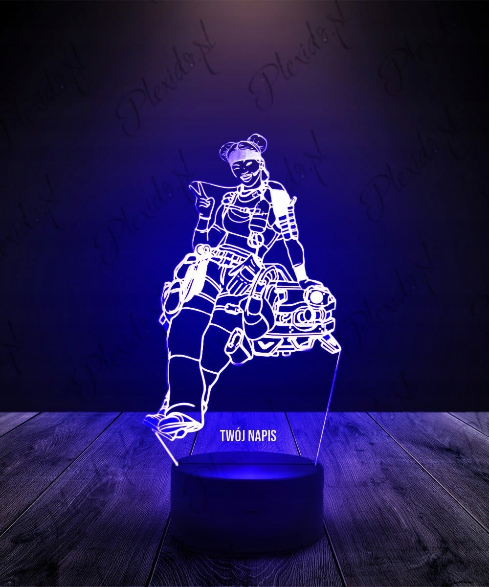 Lampka Nocna Apex Lifeline 16 kolorów LED PLEXIDO Kod producenta Lampa biurkowa stołowa stół biurko LED