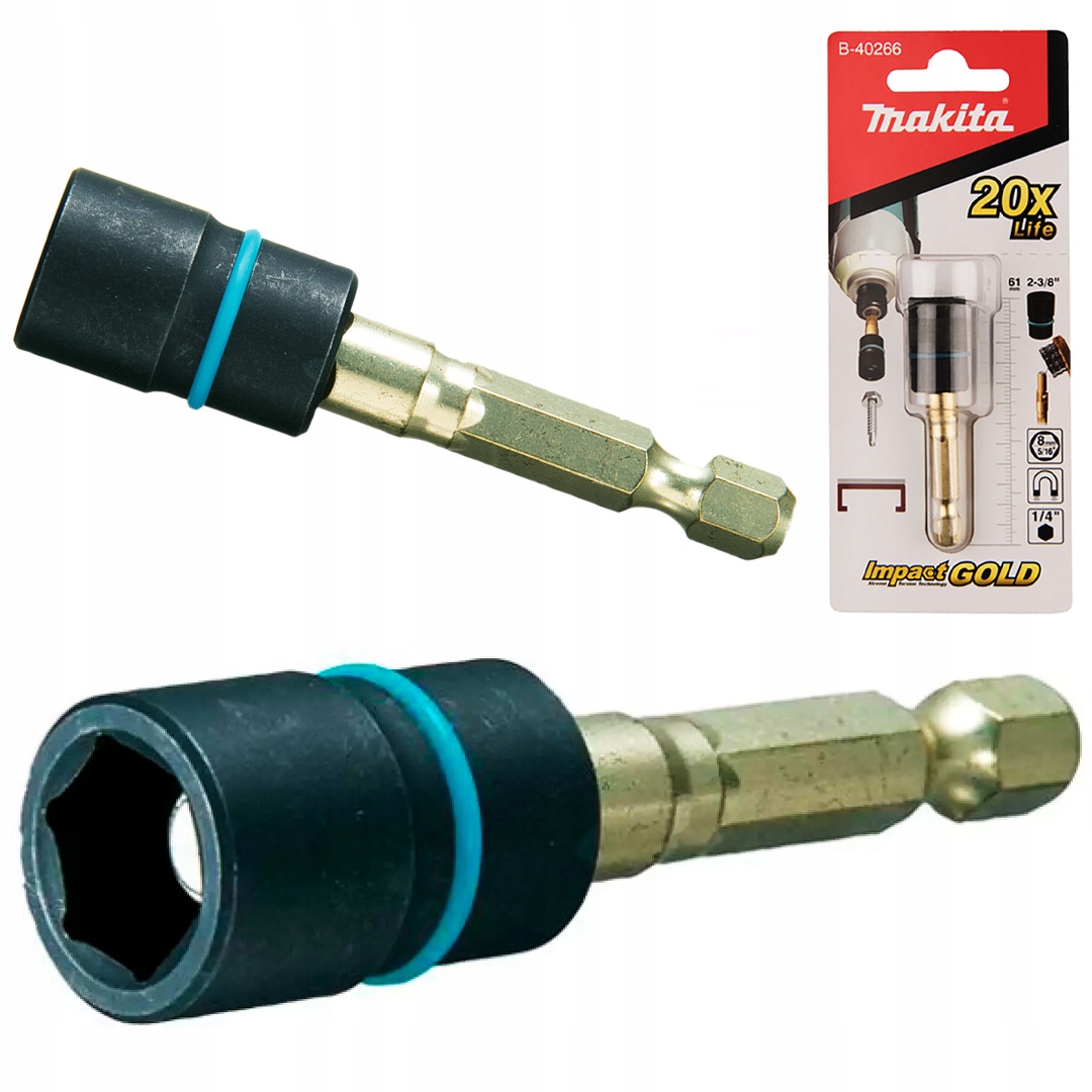 

Nasadka do wkrętów farmerów 8mm 1/4 Makita B-40266