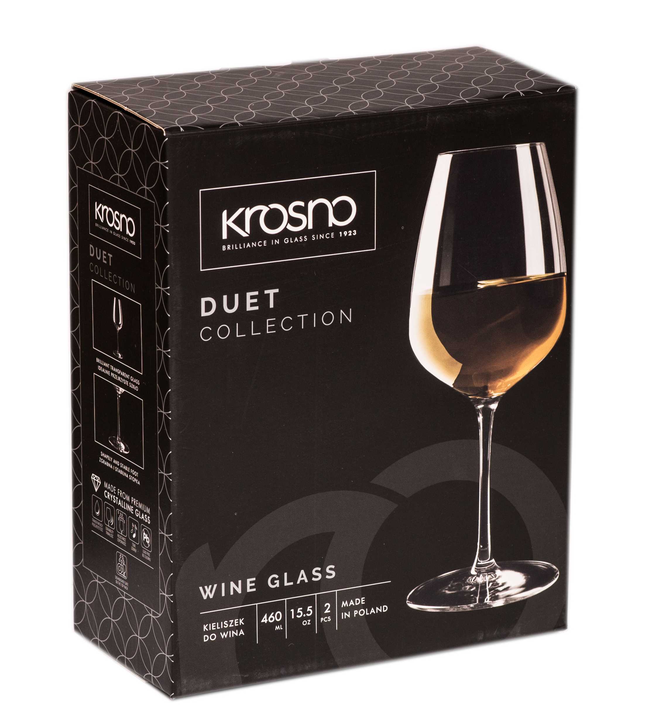 

Kieliszki do wina białego 460ml 2szt. Duet Krosno