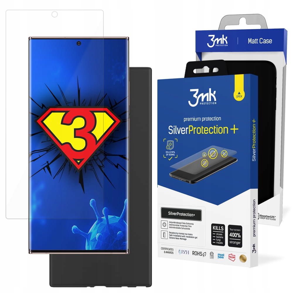 

Etui + Folia 3mk do Samsung Galaxy Note 20 Ultra