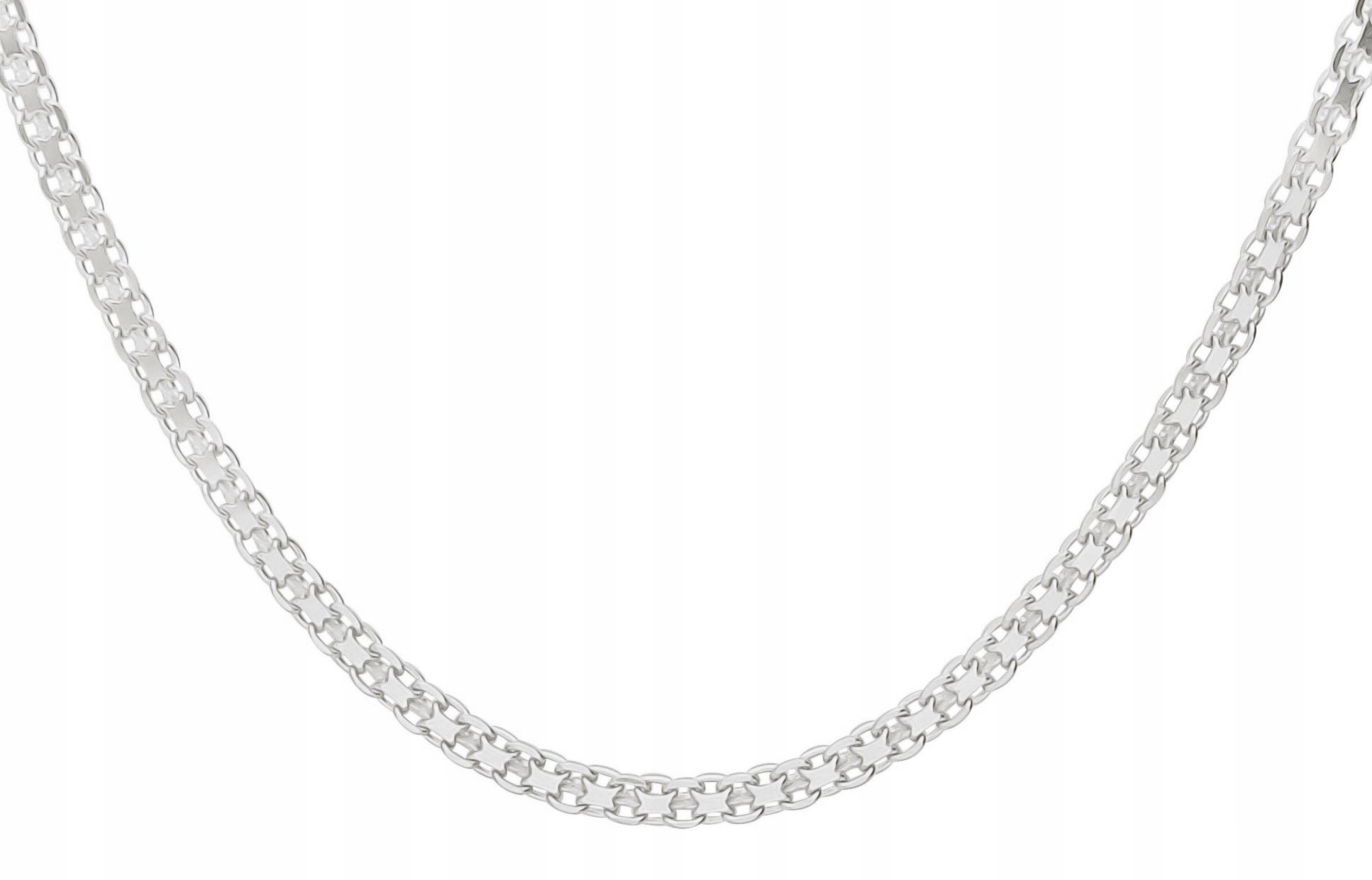 Stříbrný řetízek dámský náhrdelník bismark stříbro o ryzosti 925 55 cm