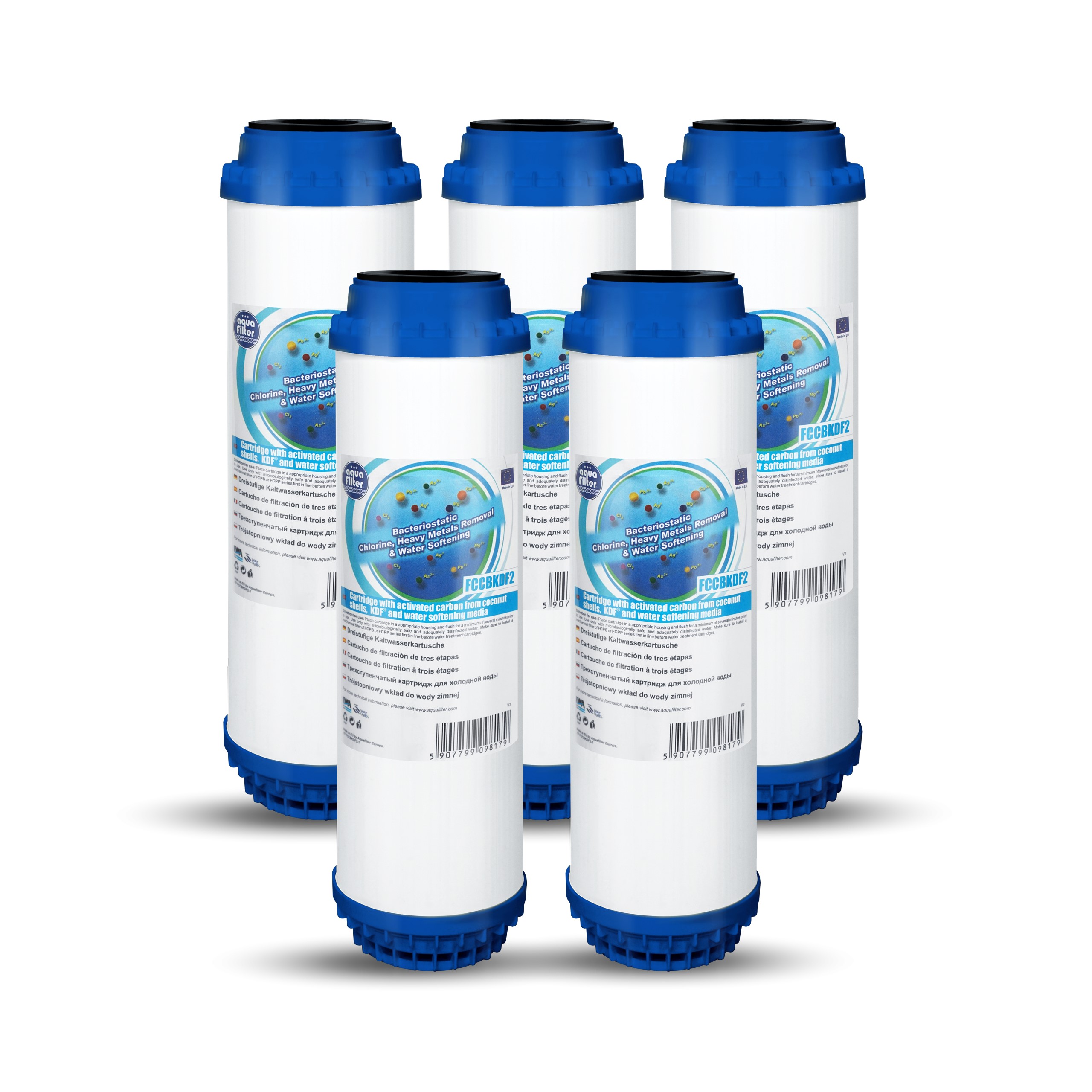 FCCBKDF2 Aquafilter wkład węglowy zmiękczający x5