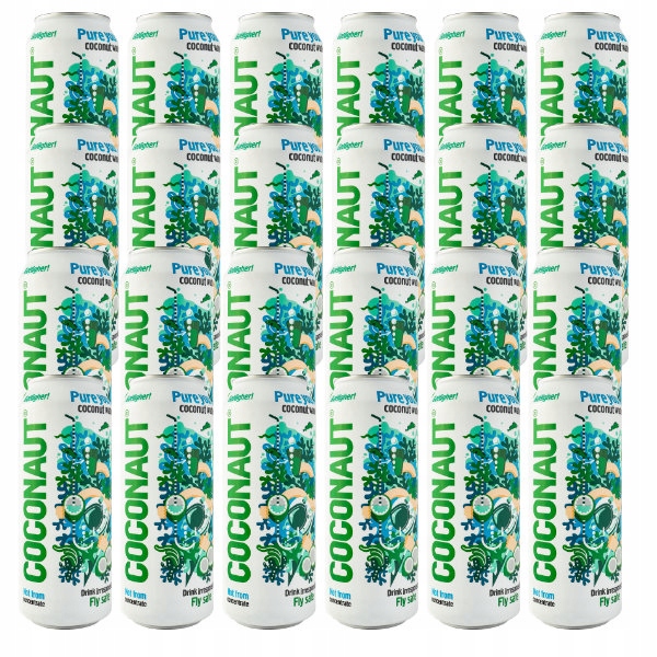 Levně 24 x Kokosová voda z mladého kokosu 500 ml Coconaut