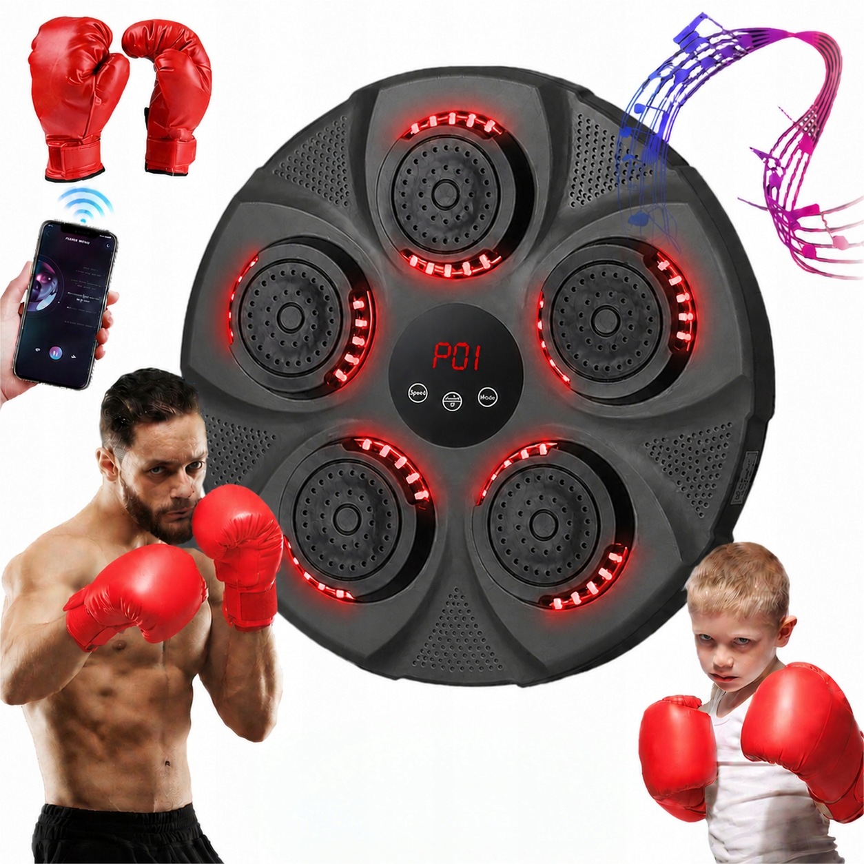 Elektronická Boxerská Stěna Bluetooth Pro Dospělé A Děti Dárek