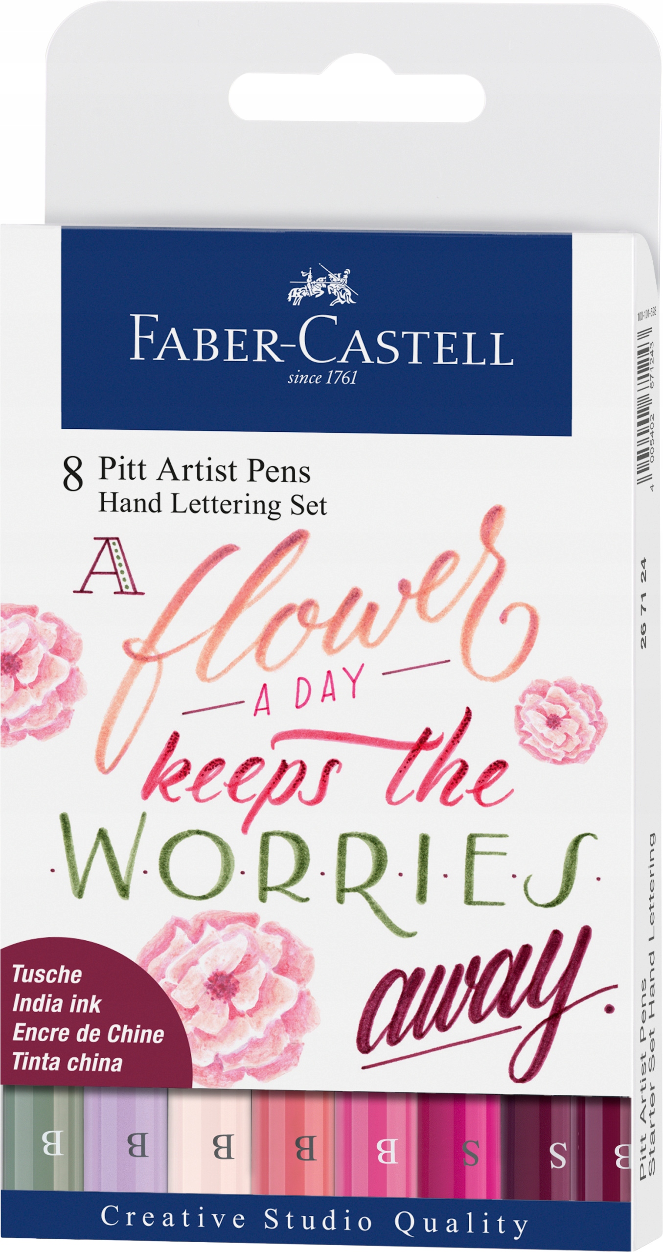 Sada Faber Castell Pitt Artist Pens 8 kusů