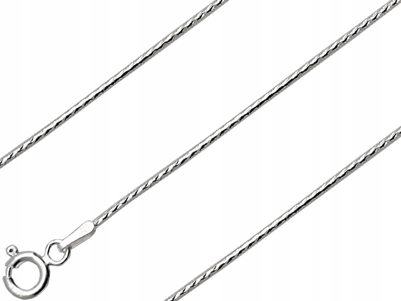 

Łańcuszek Żmijka Diamentowana 42CM 1,0MM PR.925