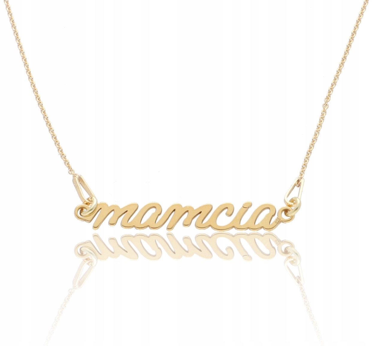 Zlatý náhrdelník Mama pro maminku stříbro 925 maminka