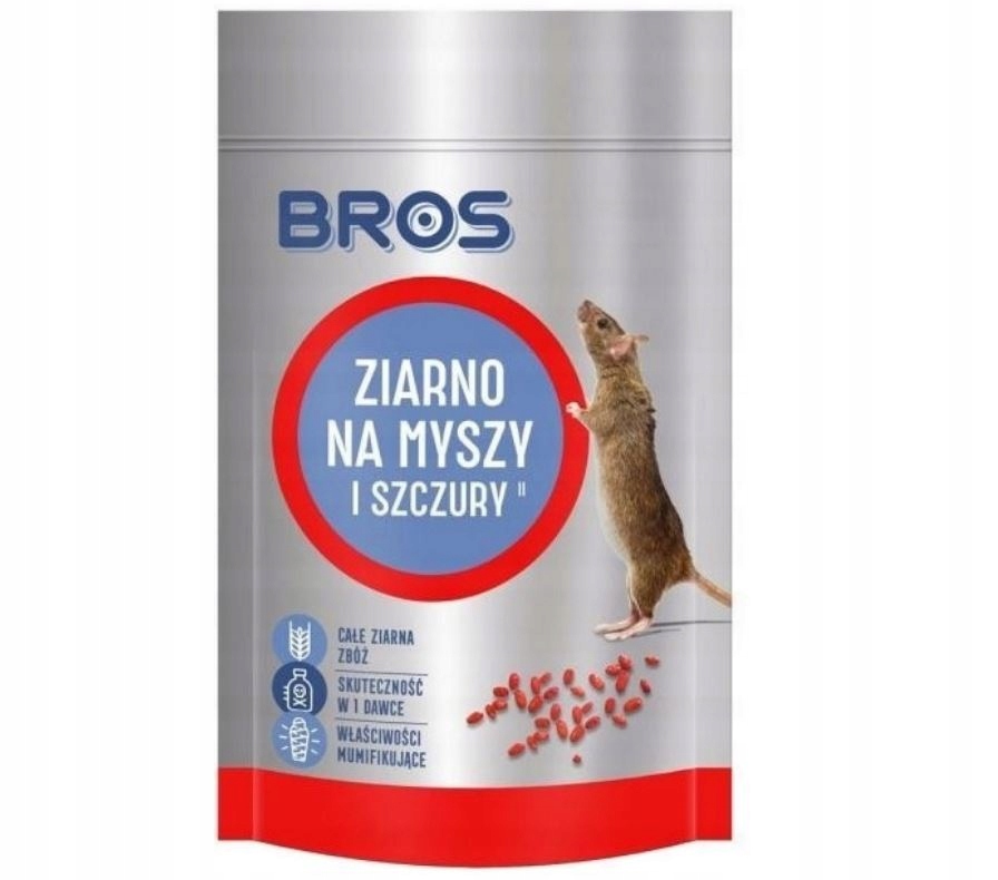 

Trutka zatrute ziarno na myszy i szczury Bros 100g