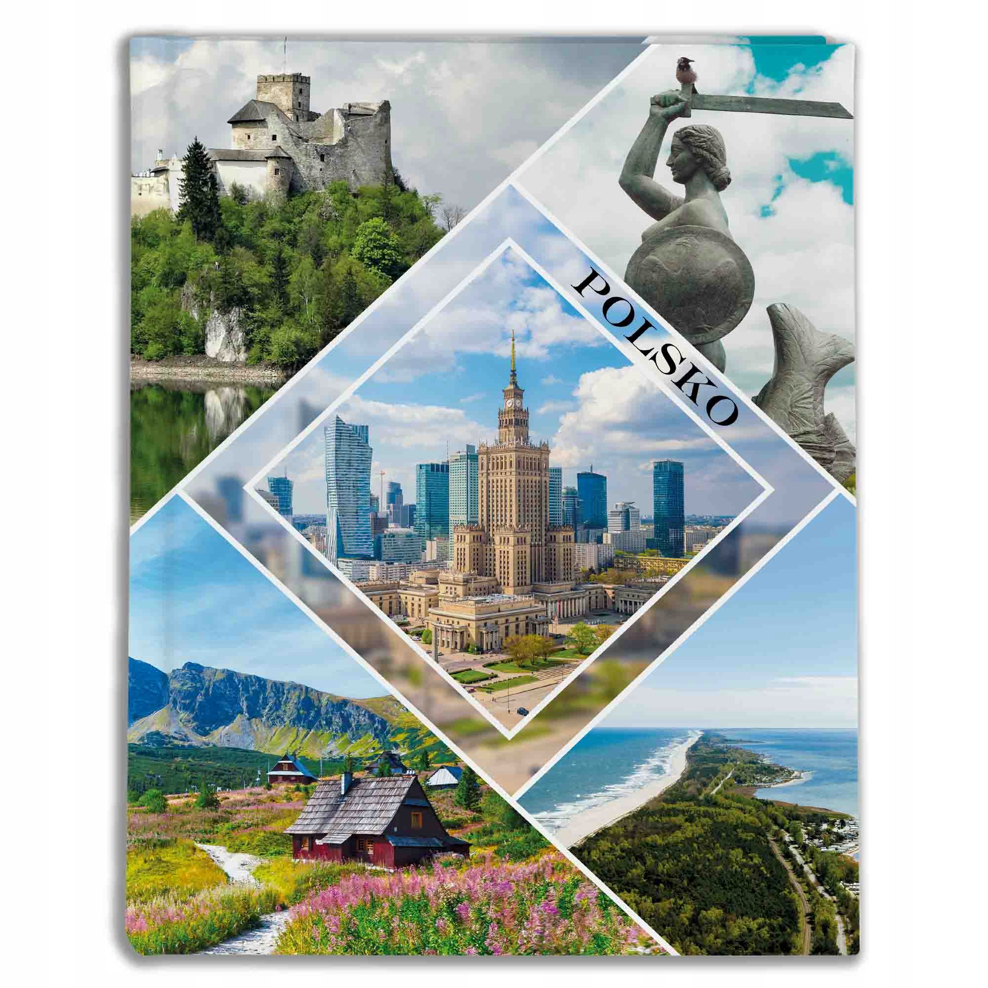 Tradiční album na fotografie s 60 černými listy 19,5x26 cm Polsko 701(cz)