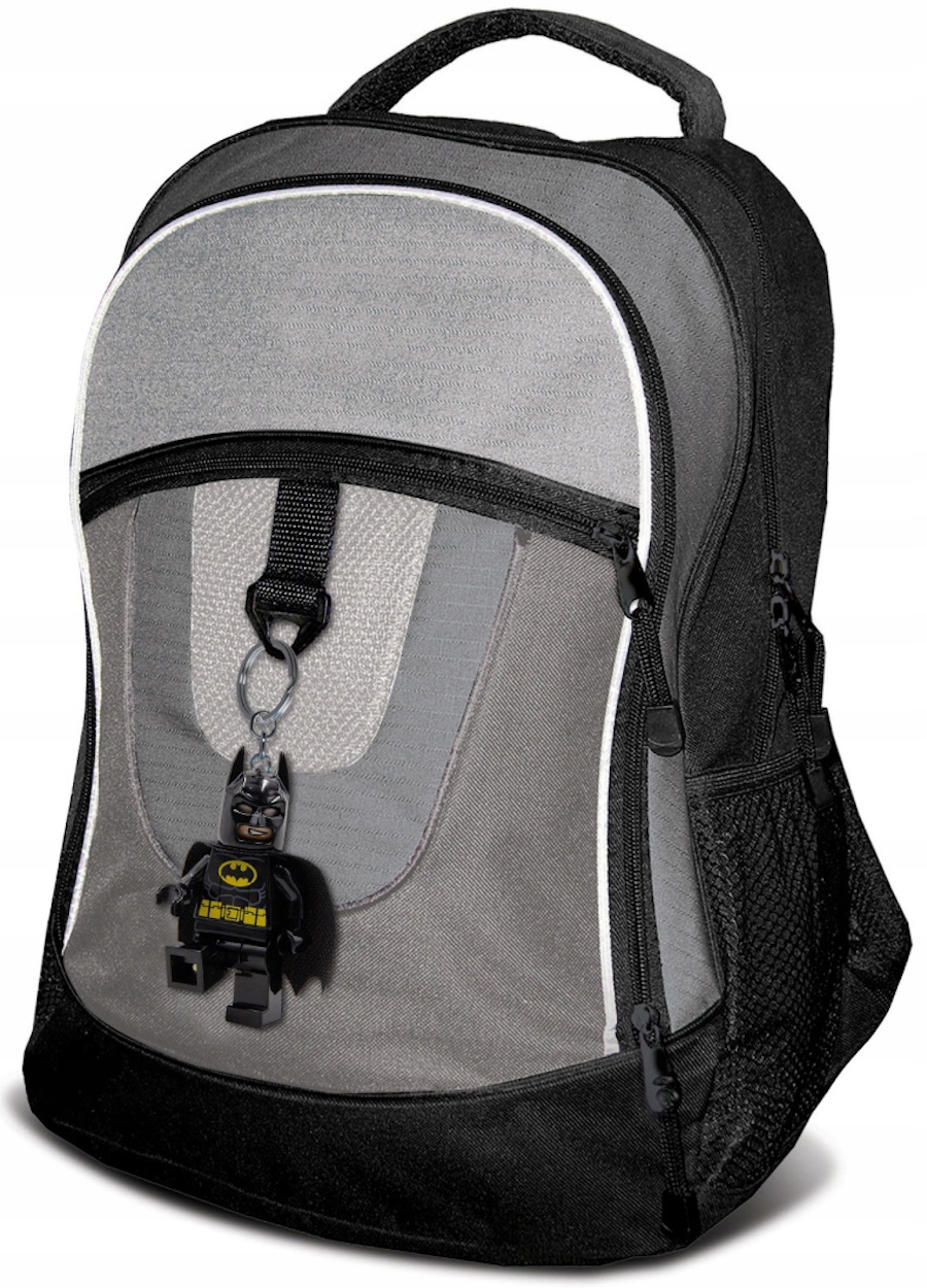 LEGO BRELOK LATARKA LED DC CZARNY BATMAN Z PELERYNĄ Bohater Batman