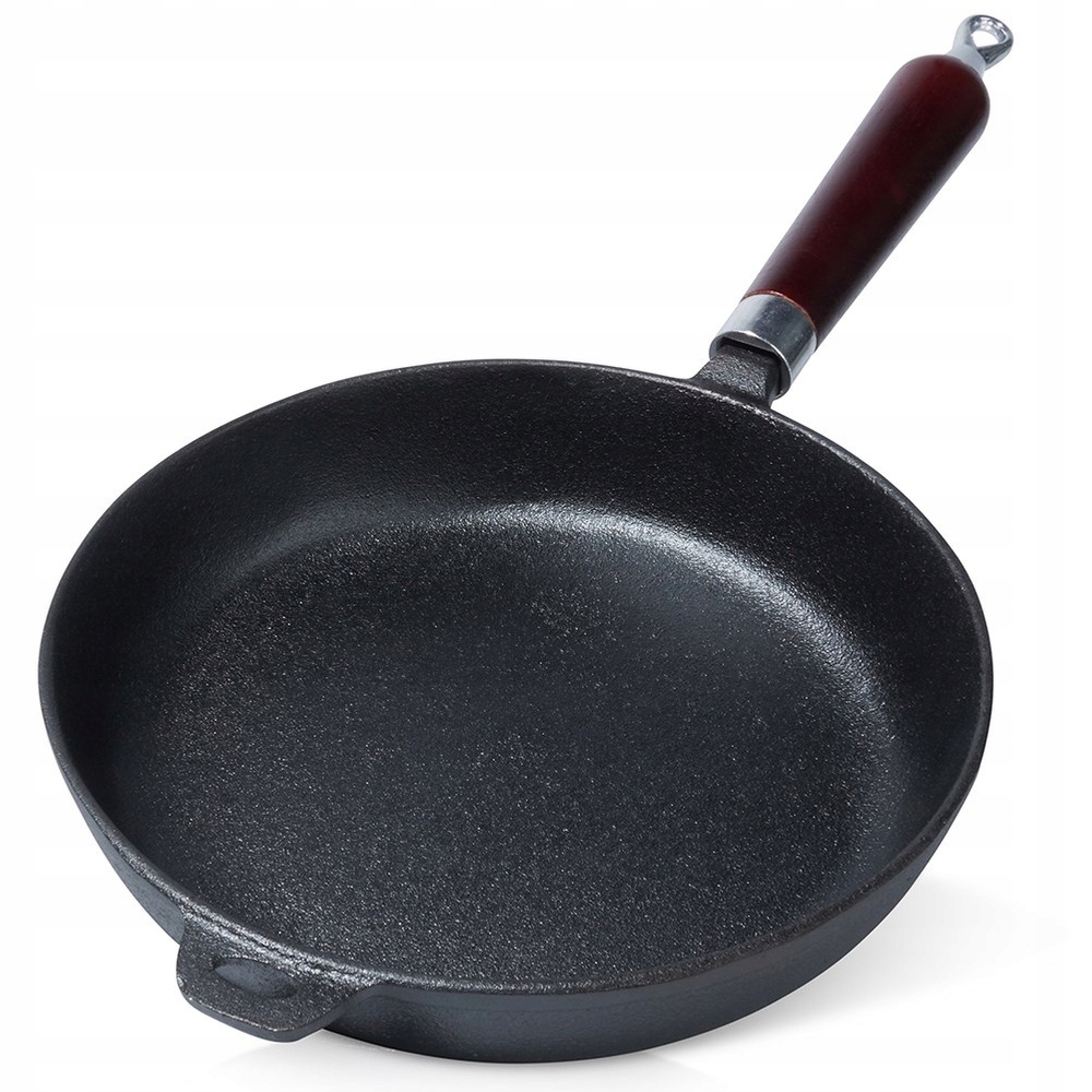 Tradiční Litinová Pánev Na Smažení Na Indukci A Kulatý Plyn 24 CM