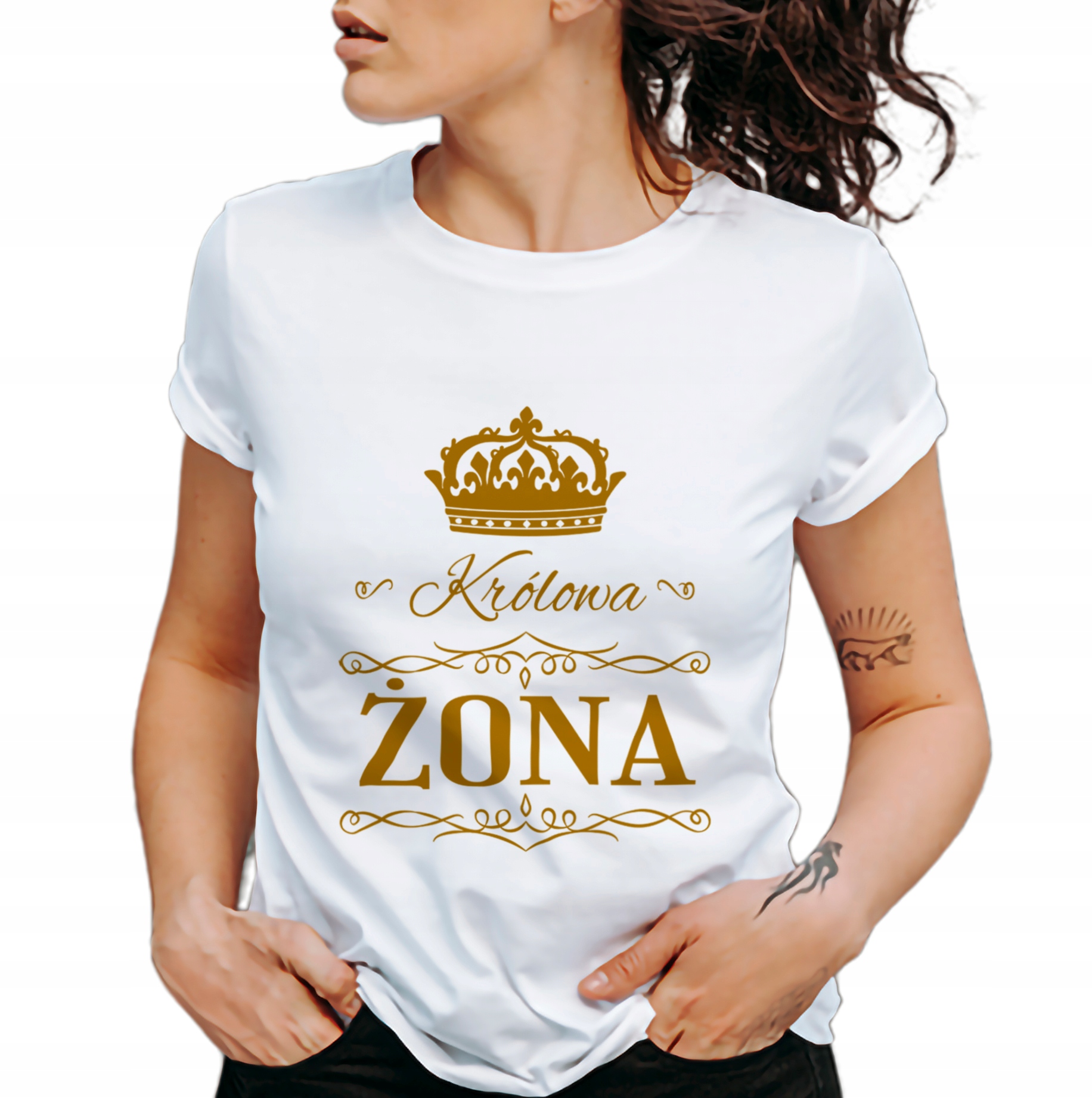 

Koszulka dla żony Królowa Żona XXL